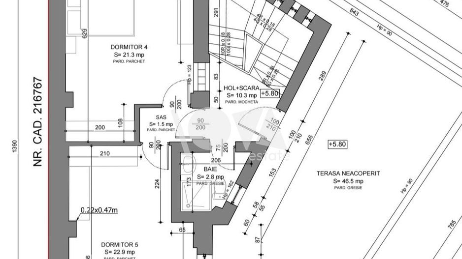 De închiriat: casa D+P+2E-  10 camere- Kogalniceanu - Poză 4