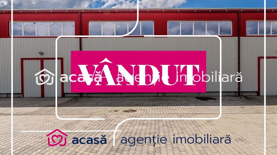 VANDUT - Hala industriala de vanzare in Parc Industrial UTA 2 Arad - Poză 1