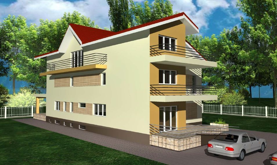 Vila Individuala S+P+1+M cu Teren 1000mp langa Padure - Balotesti - Poză 26