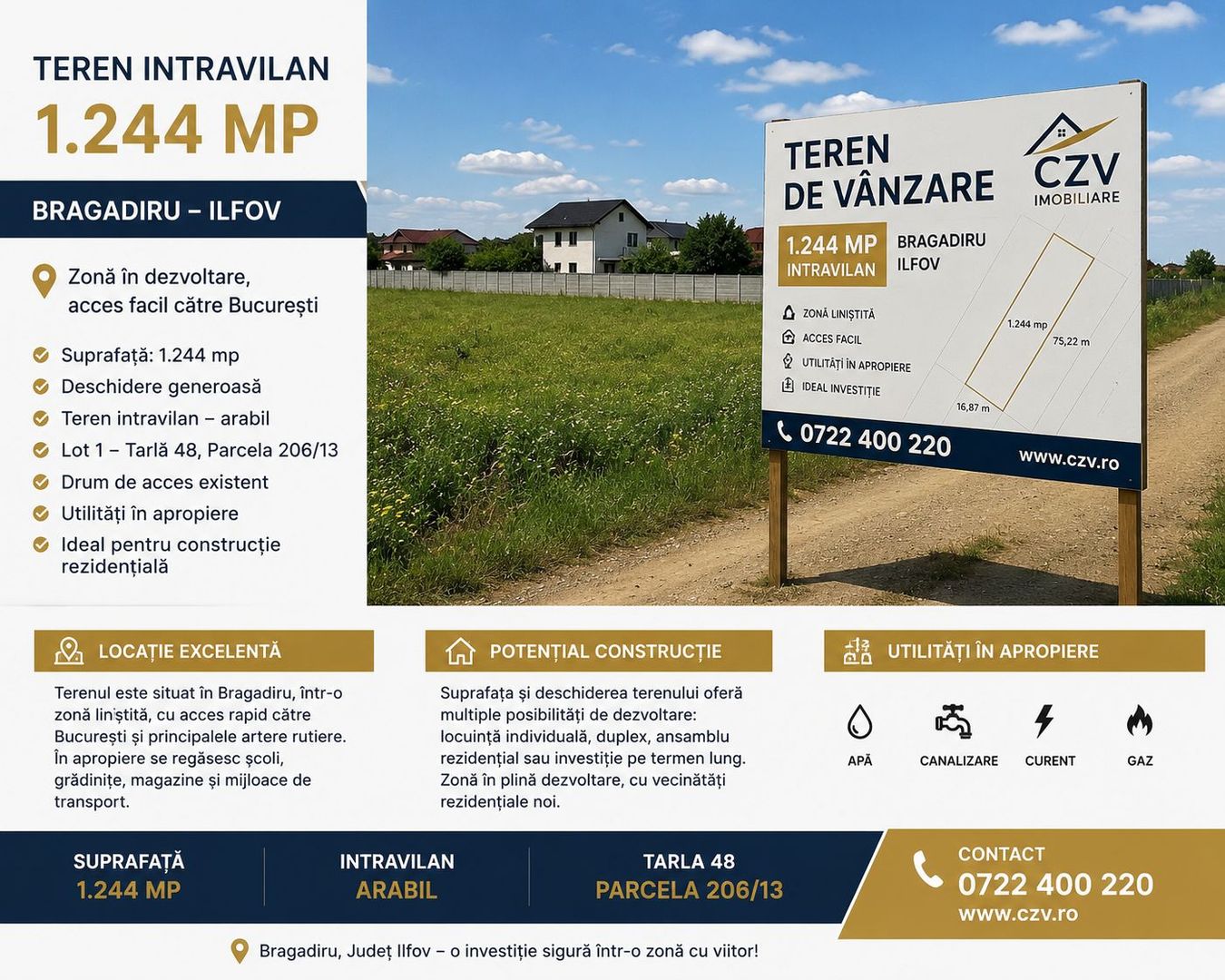 Teren Dezvoltare Imobiliara - Poză 1
