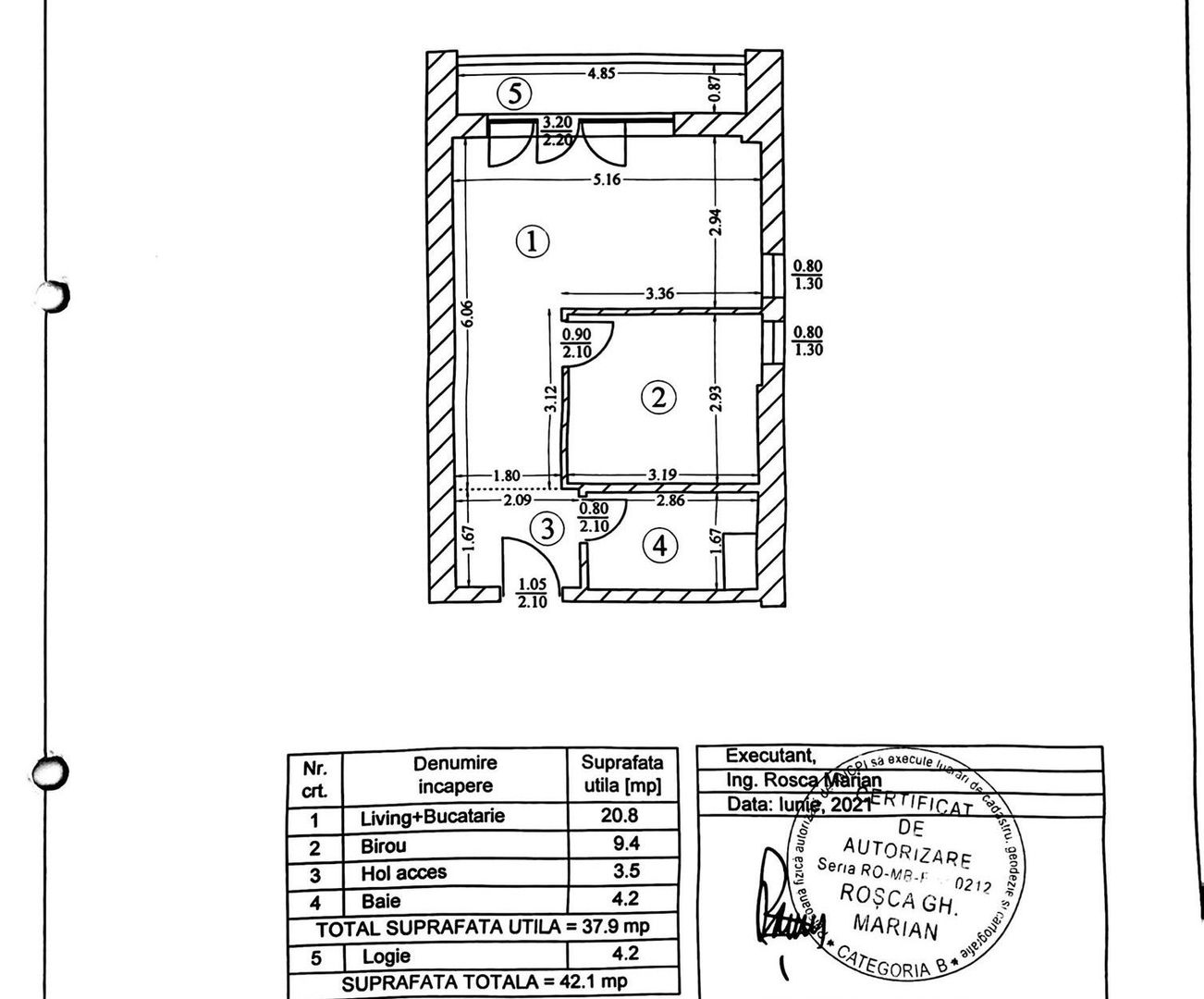 Apartament de vanzare | 2 camere | Tip studio | Estic Park | Sector 2 - Poză 9