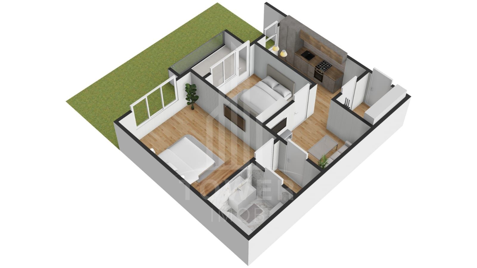Apartament 3 camere de vânzare in Șelimbăr zona Pictor Brana - Poză 3