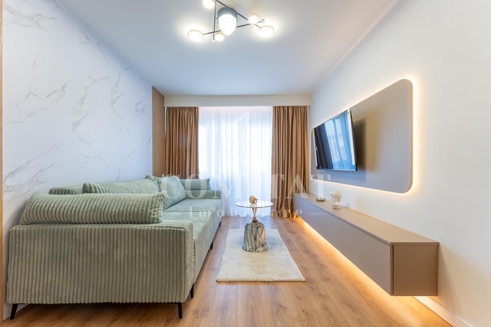 Apartament ultrafinisat | Etaj intermediar | Cartierul Terra-Floresti - Poză 1