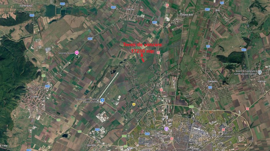 Teren intravilan Brasov, cartier Stupini, Strada Barsei, 17250 mp - Poză 3
