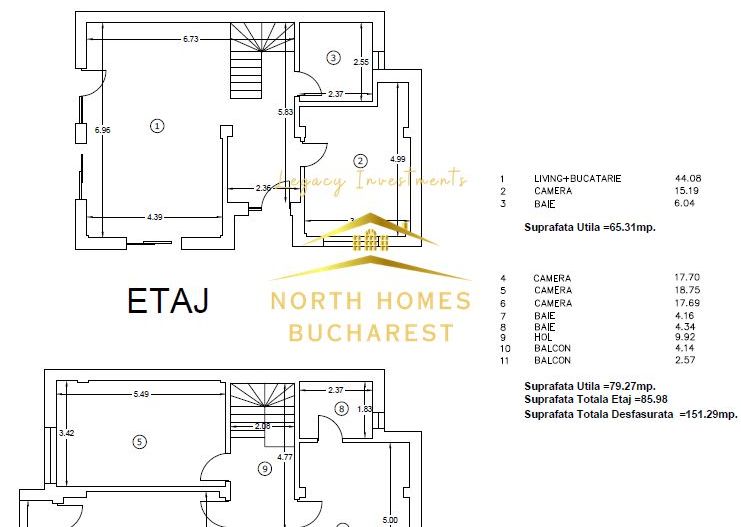 Duplex compus din 4 camere, 3 bai si curte zona Chitila - Comision 0% - Poză 9