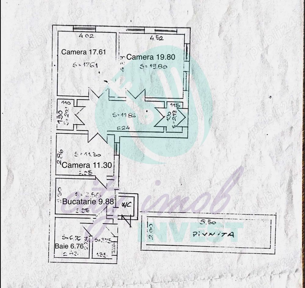 3 camere | Vilă interbelică | 83 mp | Carol – Regina Maria - Poză 5
