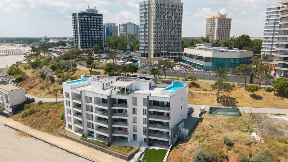 PENTHOUSE CU PISCINA, VEDERE PANORAMICA LA MARE/FALEZA OLIMP - Poză 28