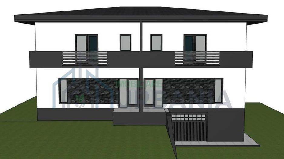 Duplex modern în Rediu – construcție la gri | 2 case | 375 mp/casă - Poză 4