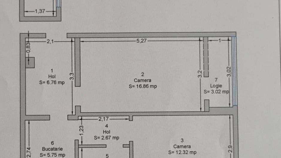 Apartament cu 2 camere Torontalului/Iulius Town - Poză 19