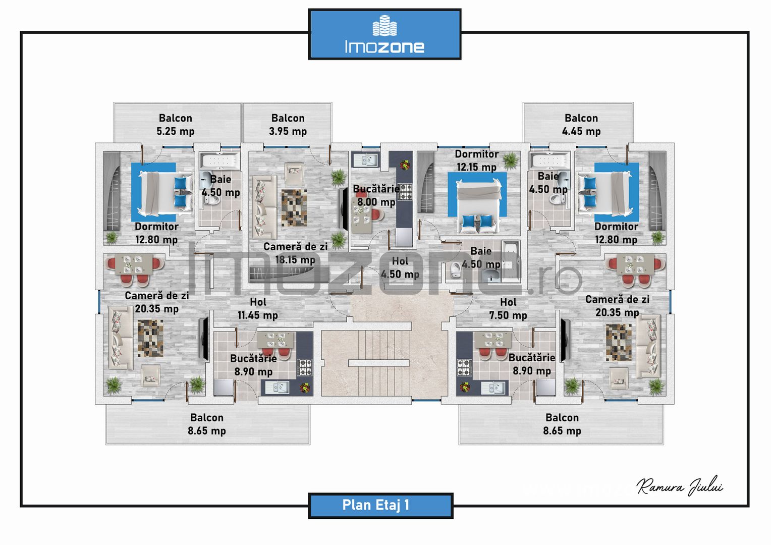 Valea Oltului, bloc nou, 2023, 2 camere, decomandat, etaj 2/3, 51 mp - Poză 5
