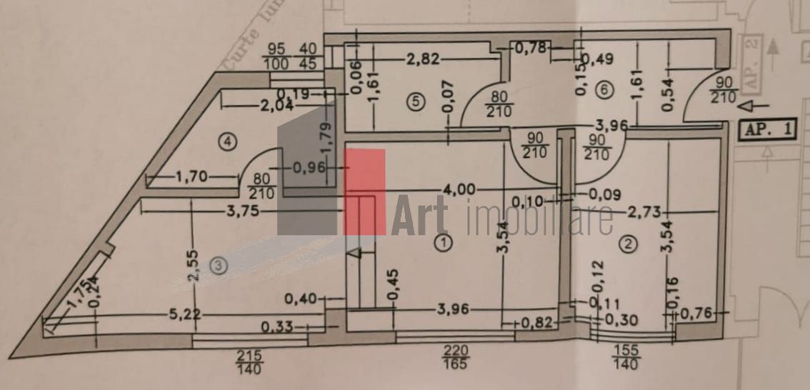 Vânzare apartament semidecomandat 2 camere cu centrală Brâncoveanu -Izvorul Rece - Poză 1