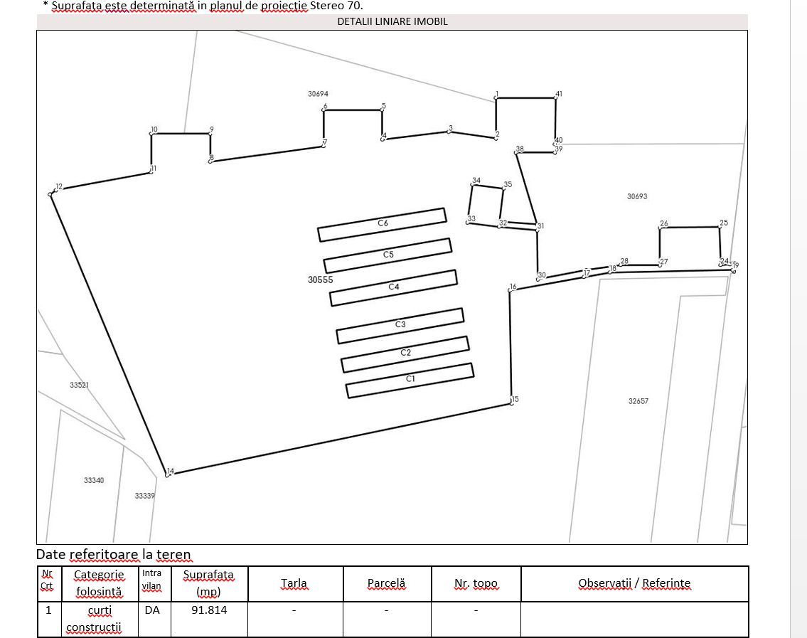 Ferma de vânzare în sat Uzunu, cu acces direct din DN5 - Schiță 1