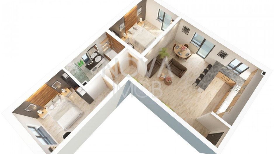 Apartament 3 camere, 2 bai + camara - Str. Doamna Stanca - Poză 6