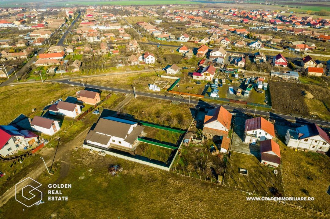 Casa noua la cheie, cu 3 dormitoare si 500 mp teren,  Sagu - Poză 20