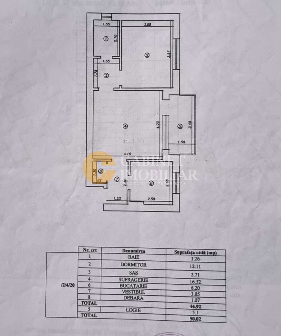 EXCLUSIVITATE - 2 camere - Copou - 50mp - Poză 3
