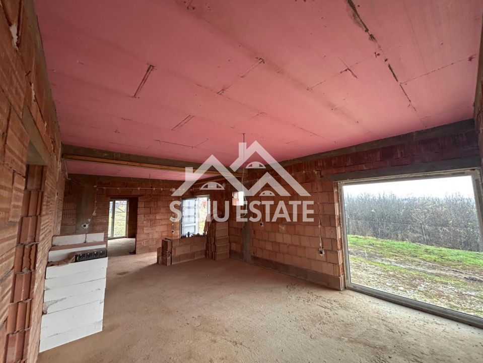 Casa 130 mp, teren 2800 mp, priveliște superbă – Marginimea Sibiului - Poză 5