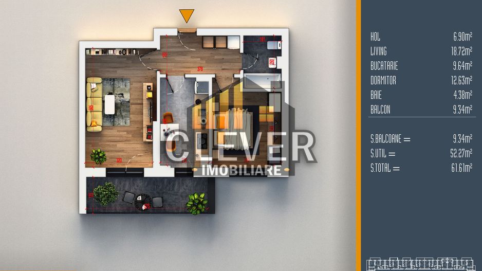 Apartament 2 camere decomandate Theodor Pallady Comision 0 - Poză 2