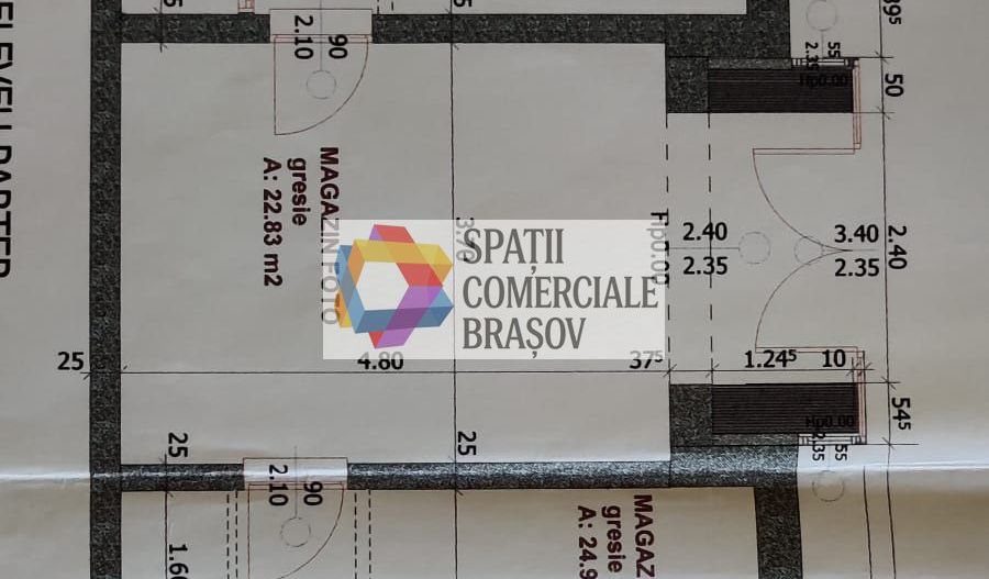Spatiu comercial de închiriat, Brasov - 62 mp # plus-imo.ro - Schiță 3