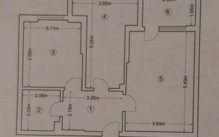 DE VANZARE AP 2 CAMERE 60 MP PRELUNGIREA GHENCEA | DECOMANDAT | - Schiță 8