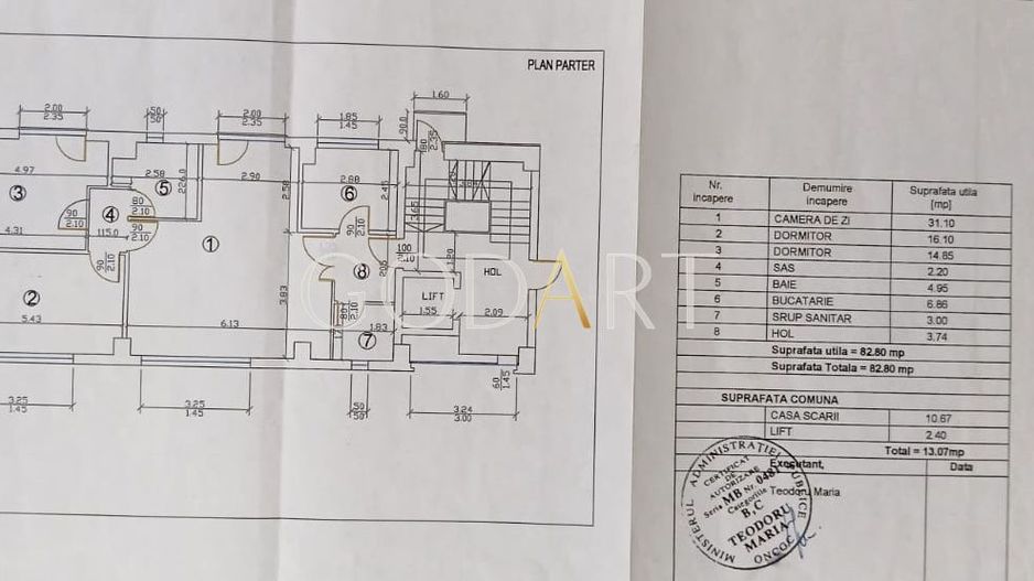 Apartament premium 3 camere | Parcare | Herăstrău - Schiță 17