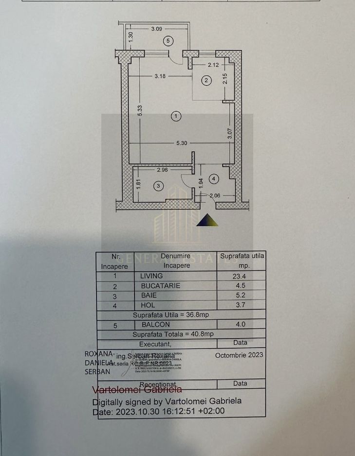 Studio dublu, nou, în Residence 5 – OMV Pipera - Poză 6