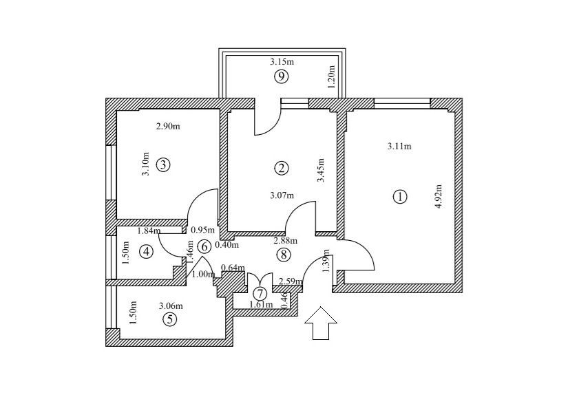 Apartament 3 camere -Piata Progresul -Soseaua Giurgiului -sector 4 - Poză 2