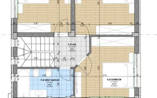 Vila individuala P+1 ***4 Camere***Curte proprie 380 mp//CORBEANCA - Schiță 30