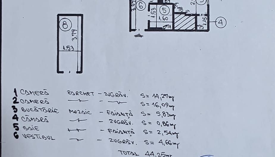 2 camere | FLOREASCA - Schiță 14