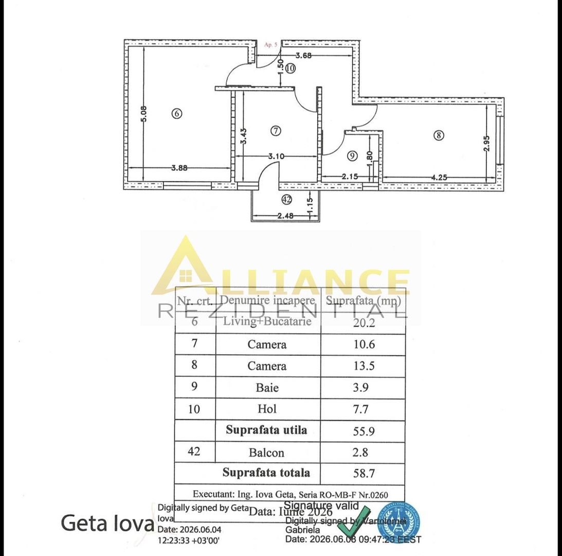 Apartament 3 camere de vanzare | Loc de parcare inclus | Bloc nou 2026 - Poză 17