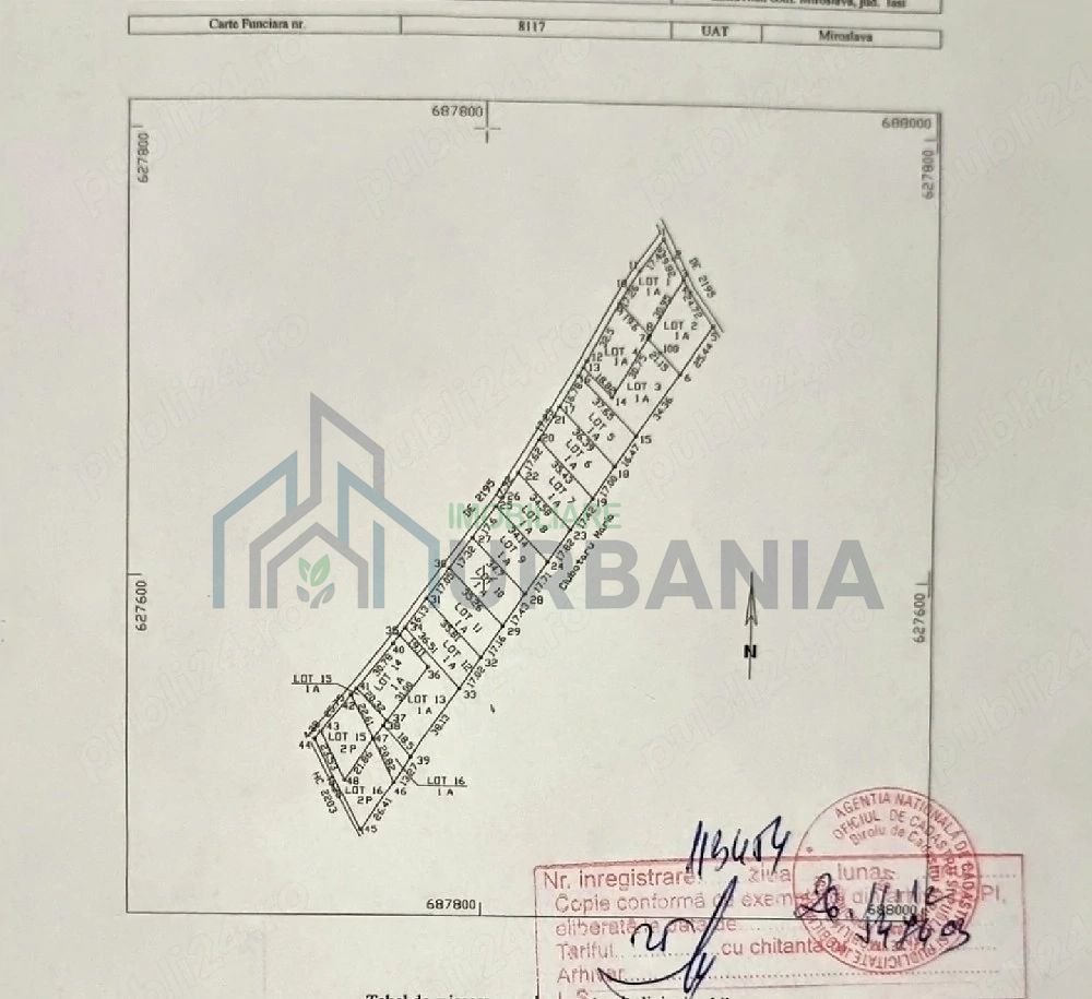 Teren extravilan de 596 mp în Proselnici, cu posibilitate de trecere în intravilan - Poză 1