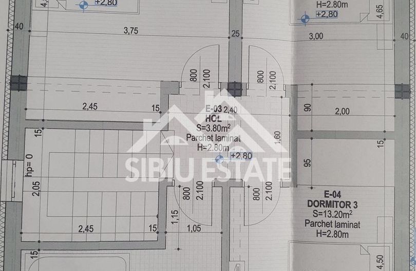 Casa unifamilala 5 camere curte proprie  Sura Mica zona Penny - Schiță 9