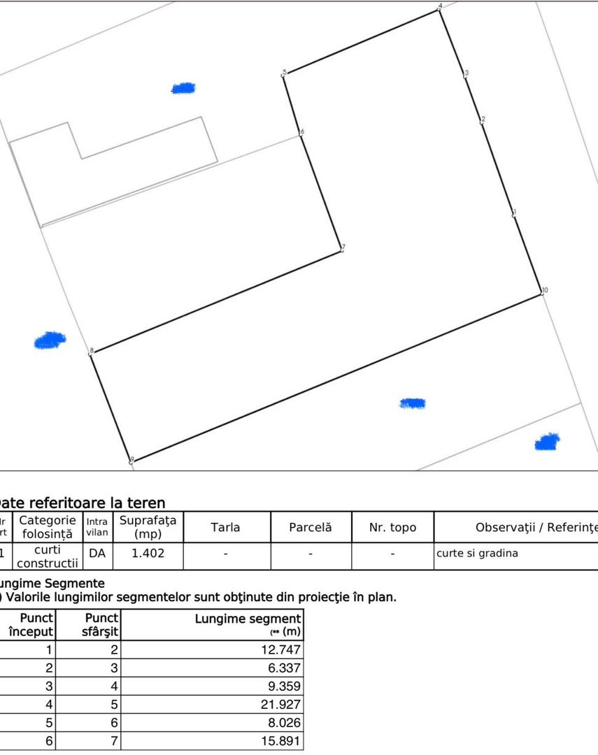 Teren Intravilan Dudestii Noi,Zona Semicentrala,1402 mp,Fs. 15m - Poză 5