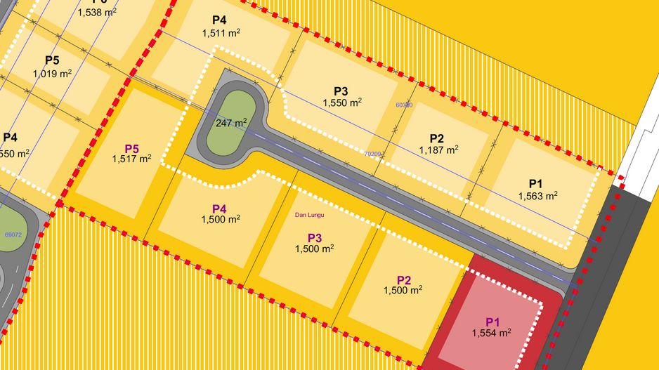 Teren 3800 mp Jucu | Str. Câmpiei | 42 €/mp | Dezvoltare - Poză 3