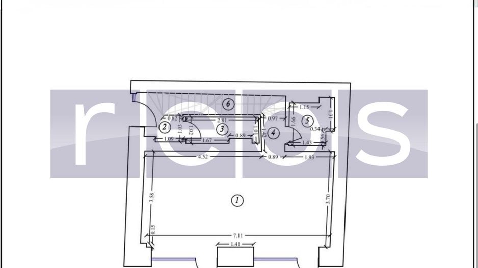 INCHIRIERE SPATIU IN VILA | 80MP | STRADAL | EMINESCU | RENOVAT TOTAL - Schiță 13