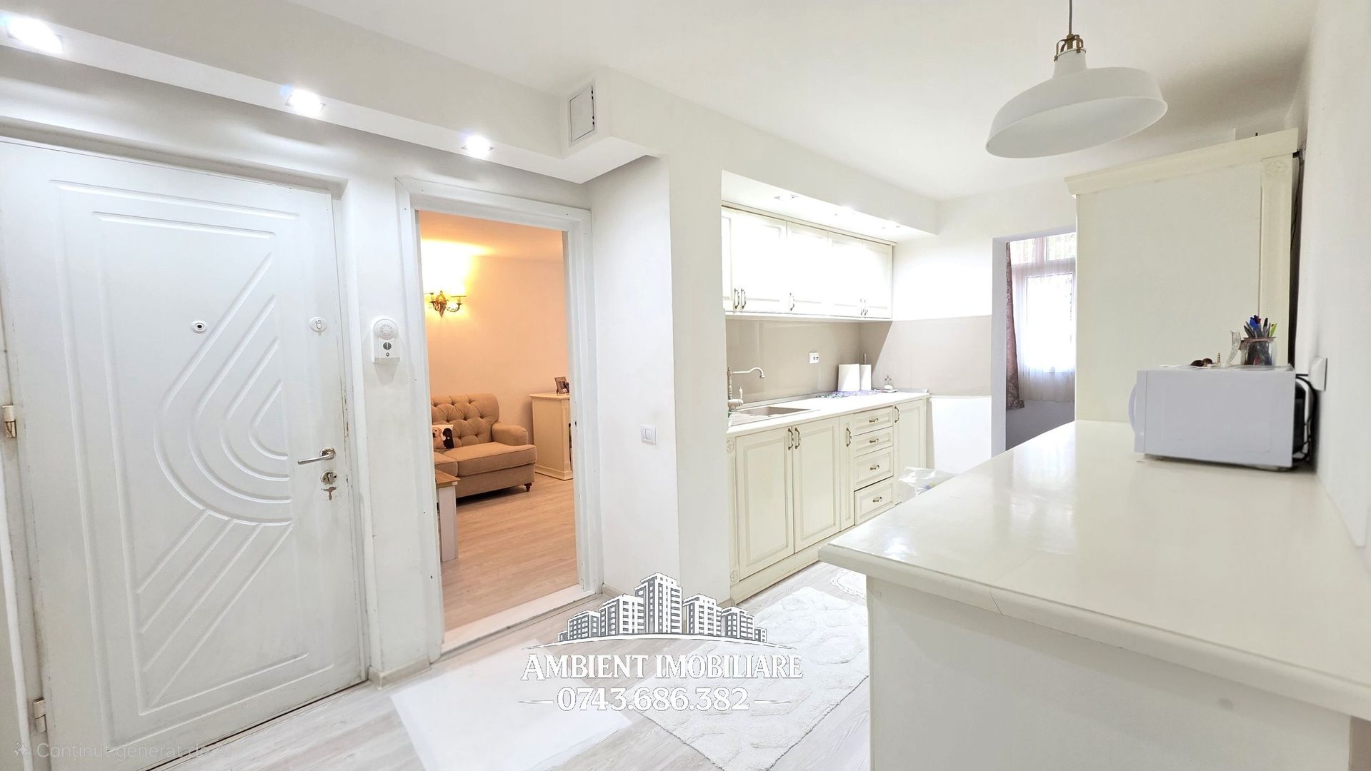 Apartament cu 3 camere, etaj 1, mobilat și utilat, zona FILATURII; - Poză 1