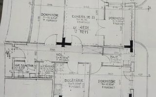 Apartament 4 camere semidecomandat, 98 mp,  etaj 3/8, Gara – Carrefour - Schiță 4