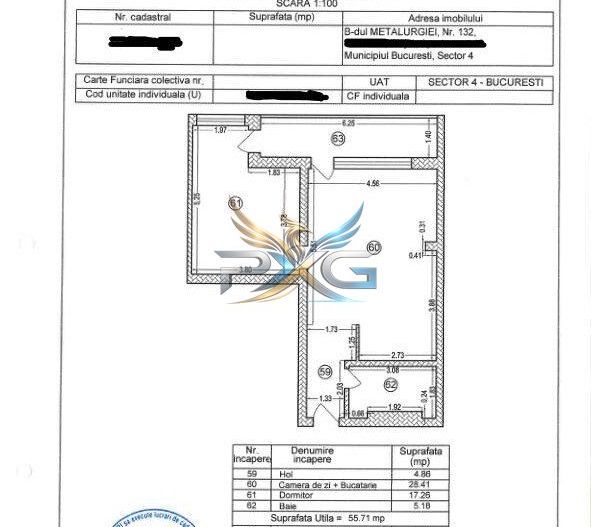 Apartament cu 2 camere 64 mp METALURGIEI - Poză 8