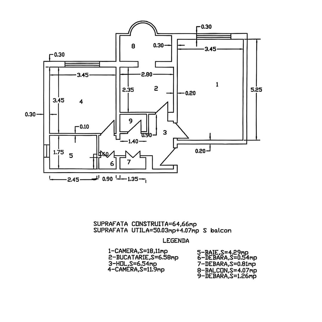Apartament cu 2 camere, ETAJ 2, mobilat și utilat, VASLUI - zona CARTIER; - Poză 14