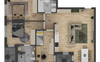 Apartament 4 camere – Șelimbăr, str. Doamna Stanca - Poză 1