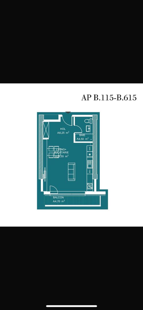 Studio dublu de vanzare - My Place North - Poză 2