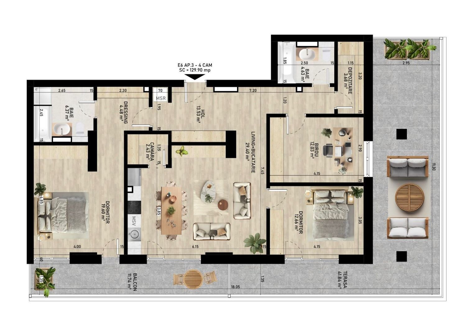 Apartament 4 camere I Gemina by the lake - Poză 10