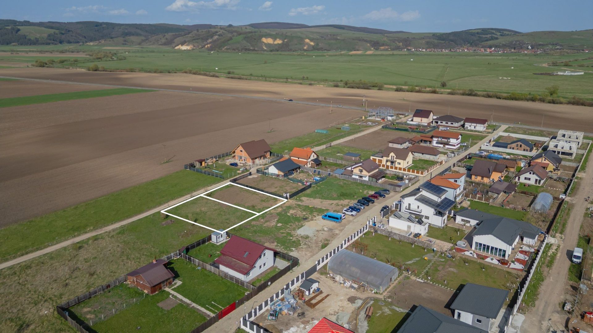 Teren 479 mp pentru construcții locuințe, Bod, utilități la stradă - Poză 3