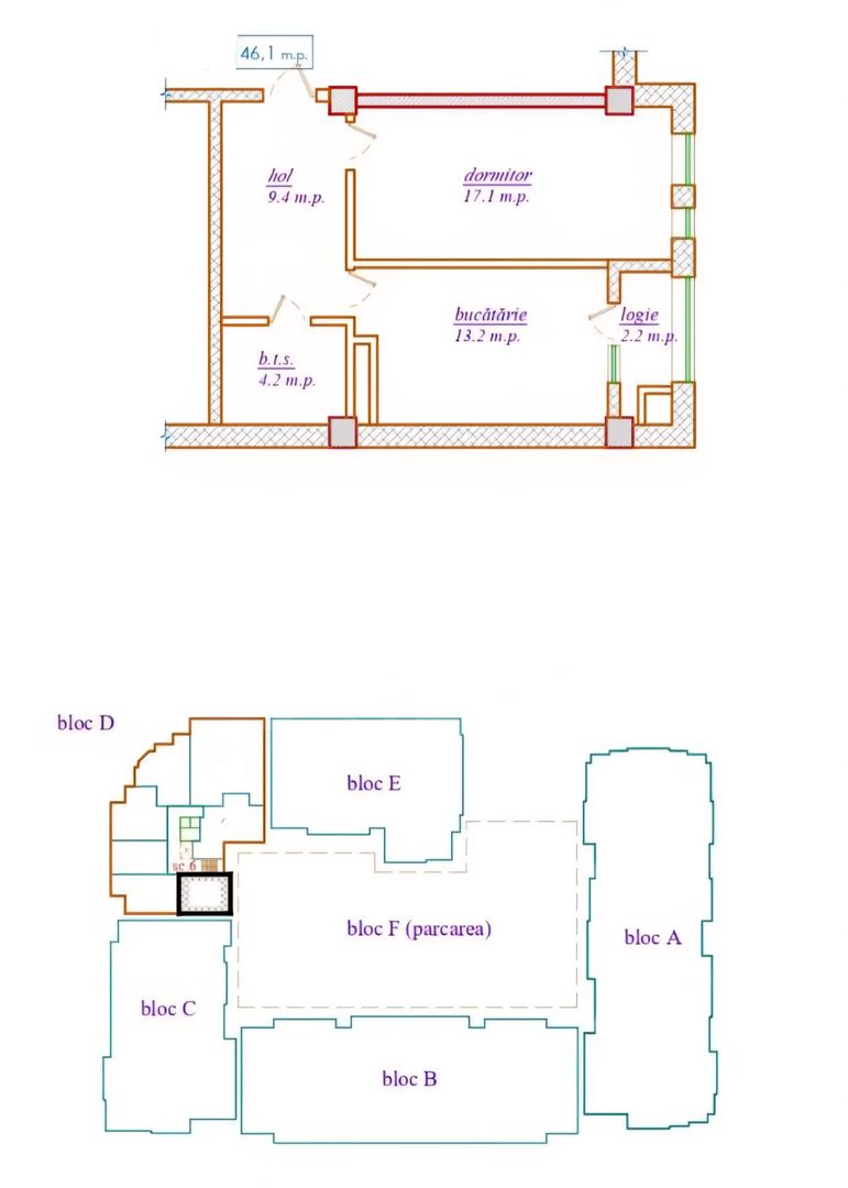 Vânzare, apartament, 1 cameră, strada Cartușa, Durlești - Poză 2