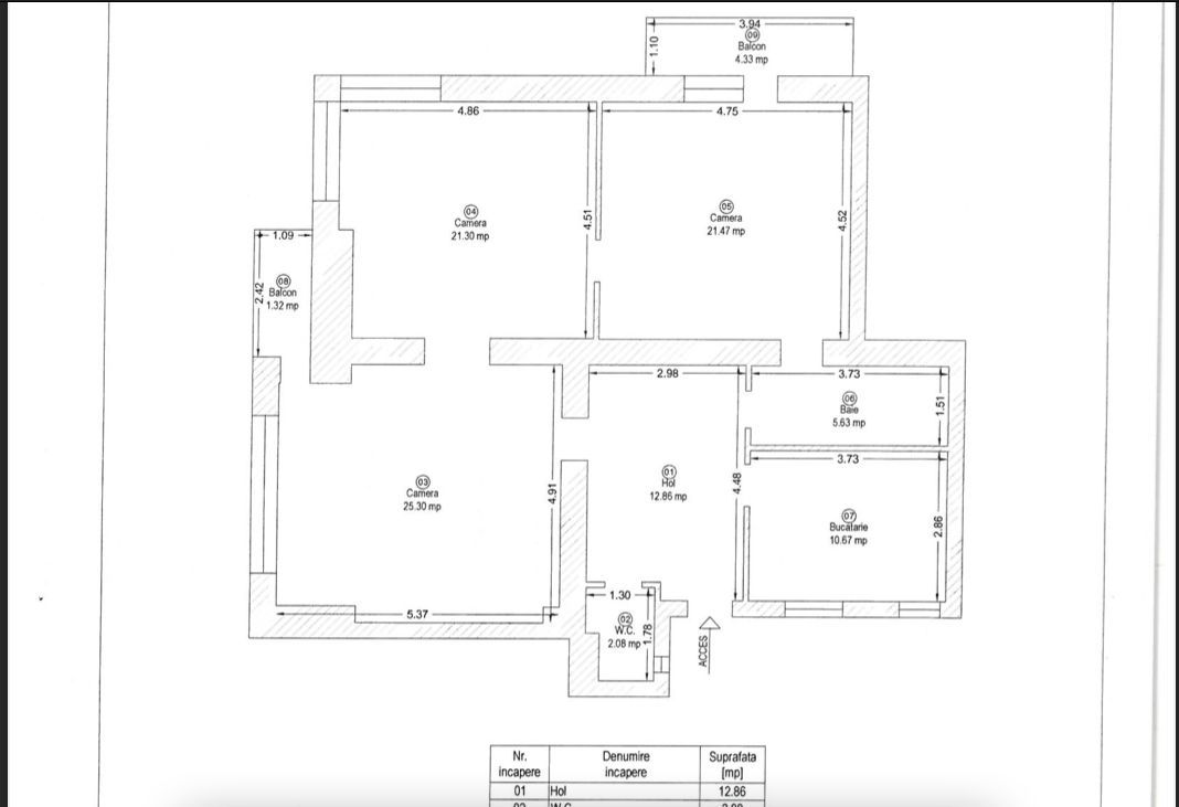 Apartment 3 camere zona Medicina - Poză 2