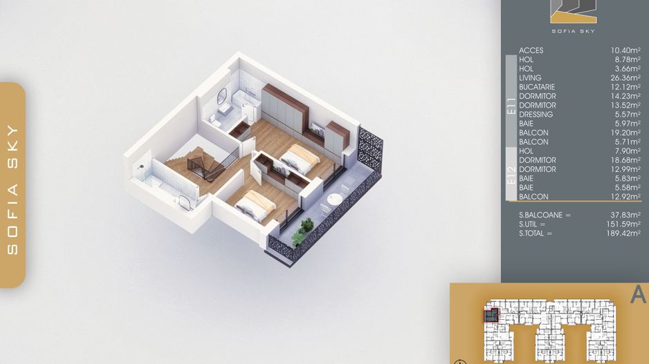 5 camere tip duplex -  Titan Pallady  7 min Metrou N Teclu - Schiță 10