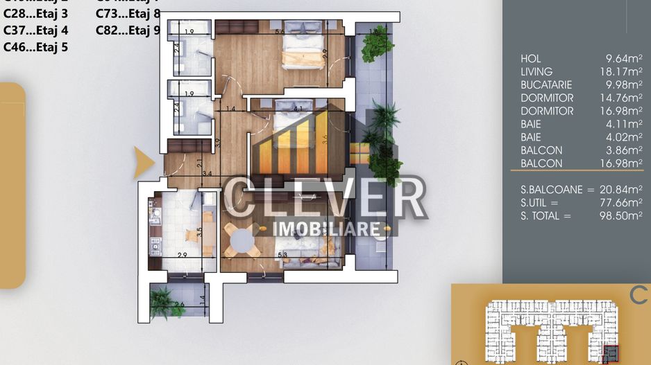 Bloc Premium-3 Camere-Titan Sector 3- 7min Bd. Th. Pallady - Poză 1