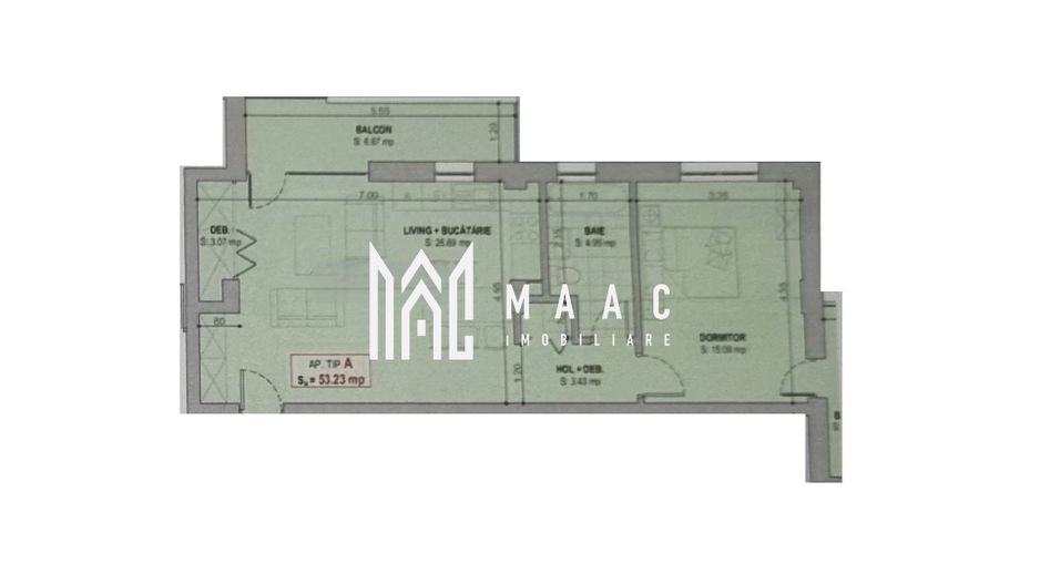 Apartament rezidențial I 2 camere I Parcare I Selgros - Poză 2