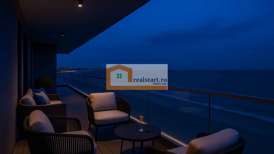 Vedere directa la Mare, Prima linie, Penthouse tip Duplex, bloc Boutique - Poză 9