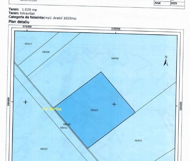 Vând teren construibil 1000 mp lângă pădure Buftea - Poză 4