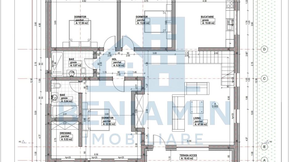Casa-4 camere-170mp utili-723mp teren-Utilitati-Sanpetru-Harmanului - Poză 5